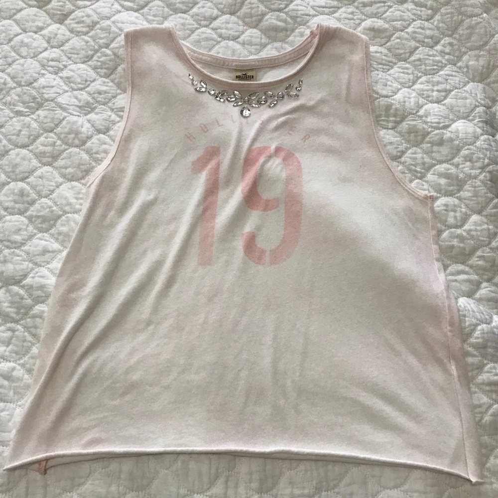 Hollister diamond neckline shirt